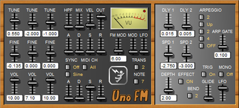 Uno FM Synthesizer VST